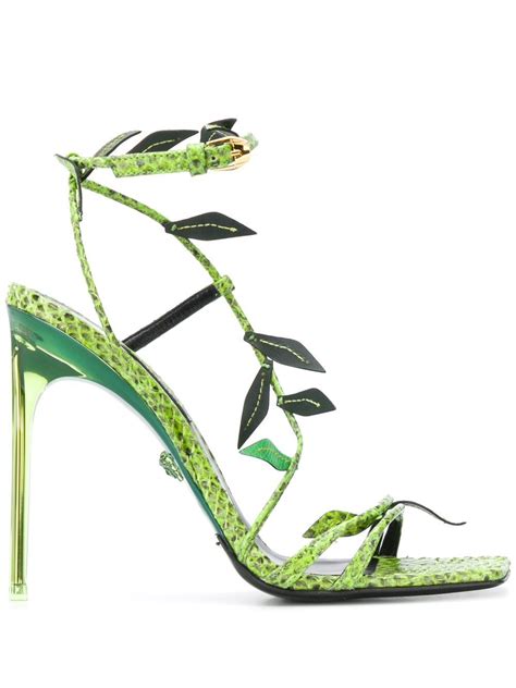 versace leaf sandal|versace sandals farfetch.